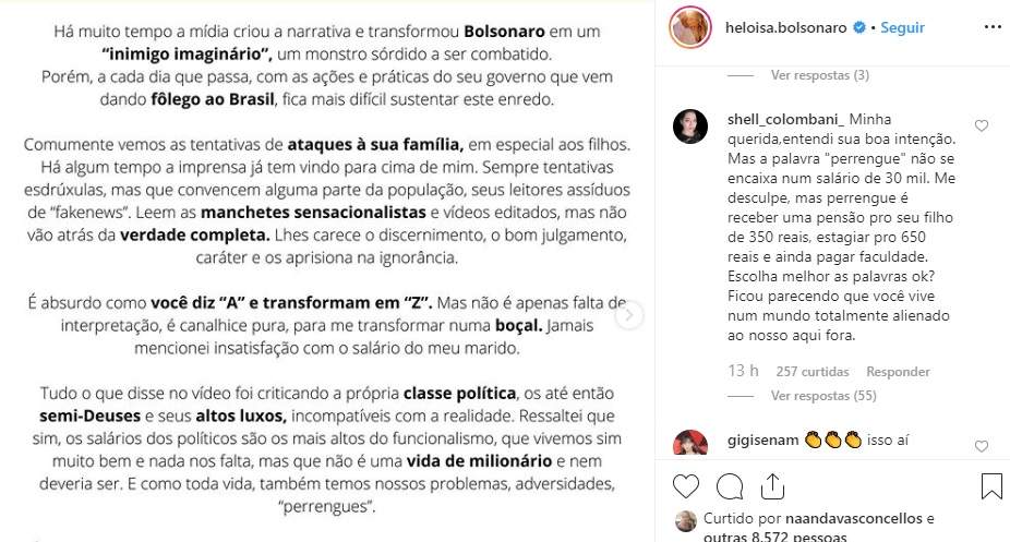 Mulher De Eduardo Bolsonaro Revela Perrengue Sal Rio De R Mil