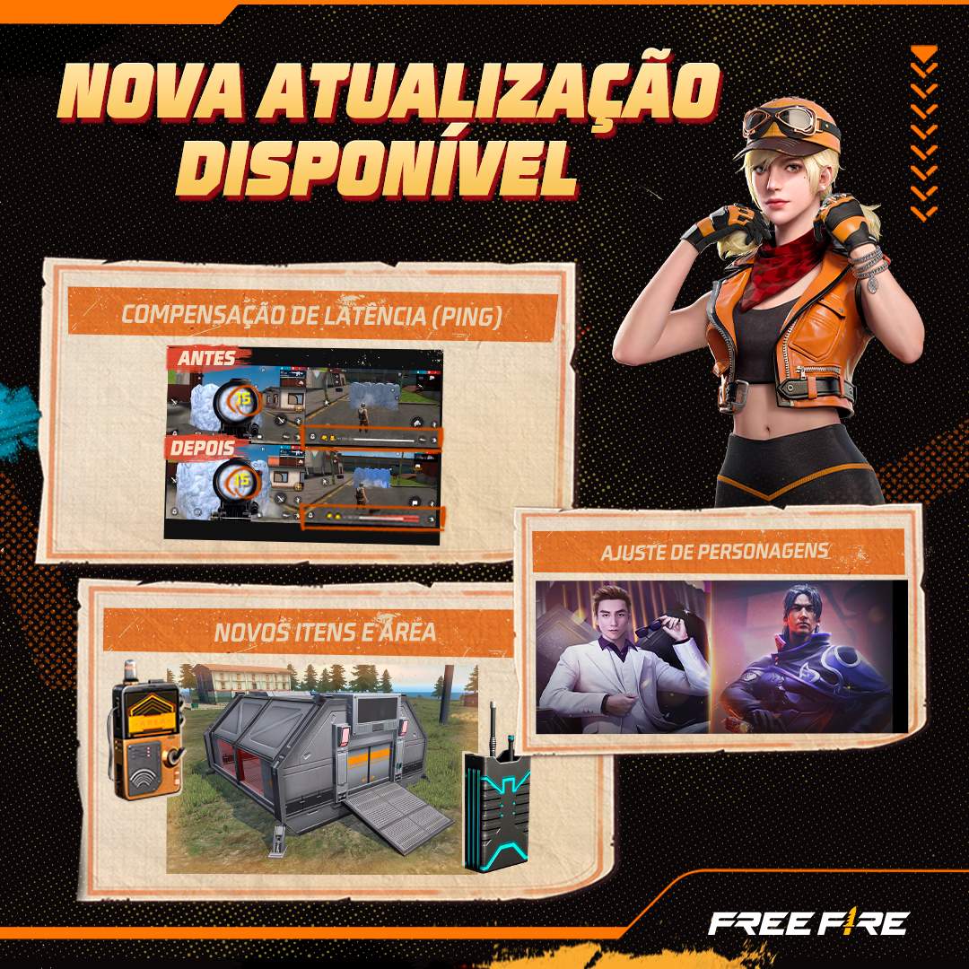 Nova personagem do Free Fire ganha outro nome no Brasil
