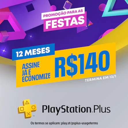 Assinatura PSN Plus 12 Meses com 30% de desconto