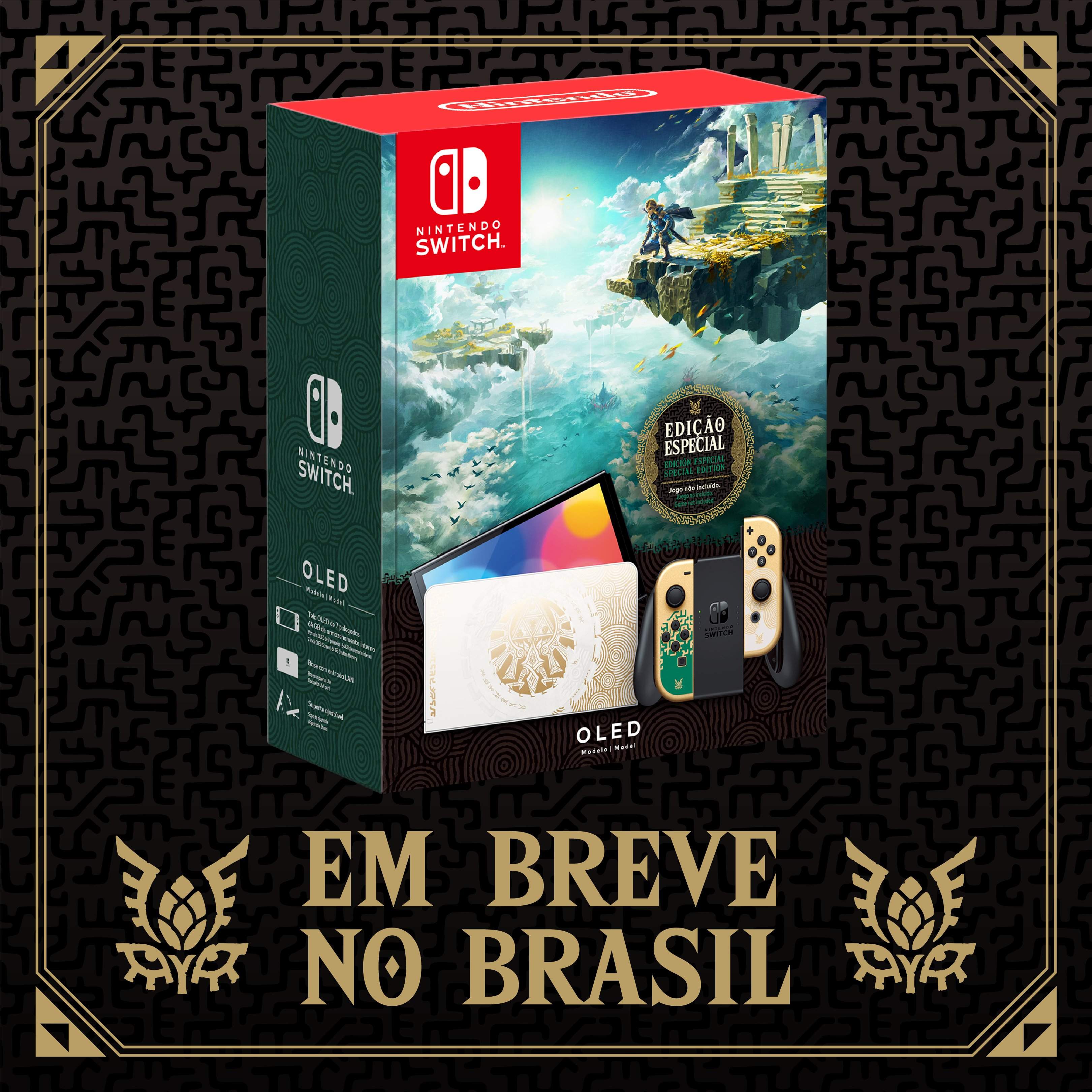 Nintendo Switch 64GB Oled Edição Especial - The Legend of Zelda