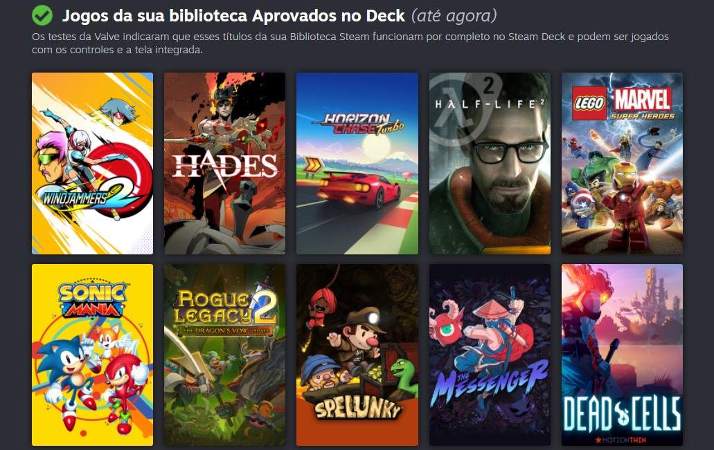 Steam Deck ganha página onde usuário pode ver seus jogos