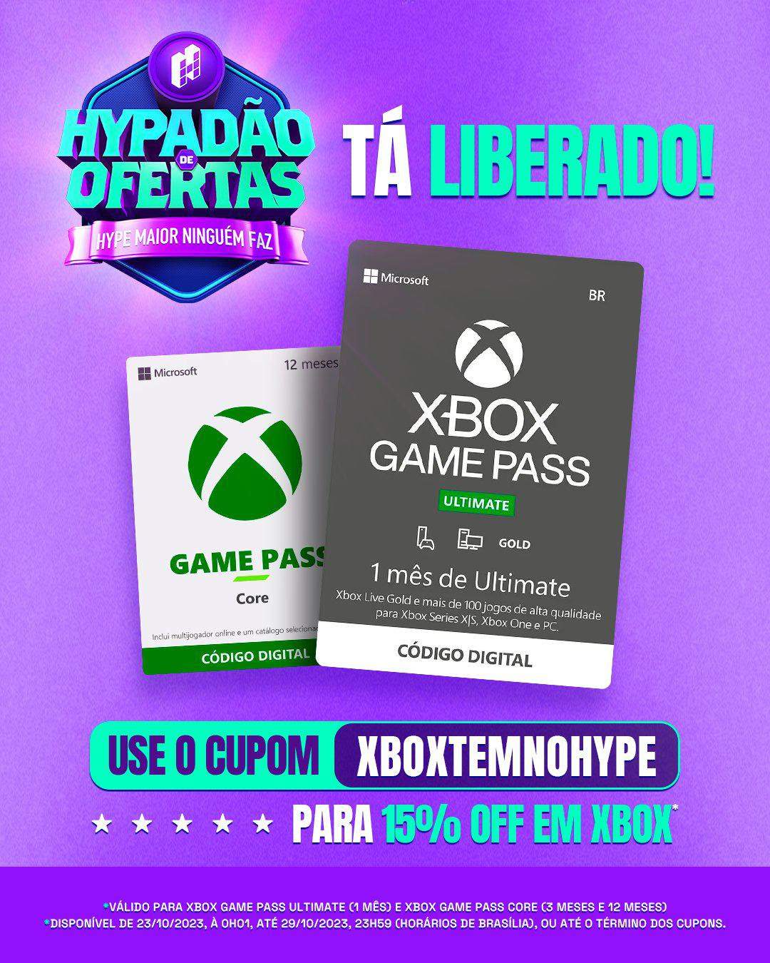 Game Pass Core 12 Meses