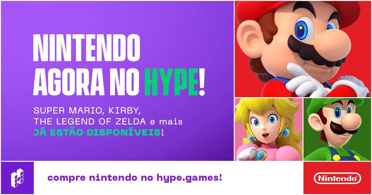 Novidade no Hype; Nintendo chega a loja online