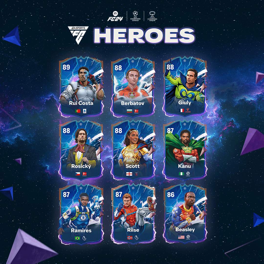 FIFA 22 Ultimate Team: Todos os Heroes anunciados