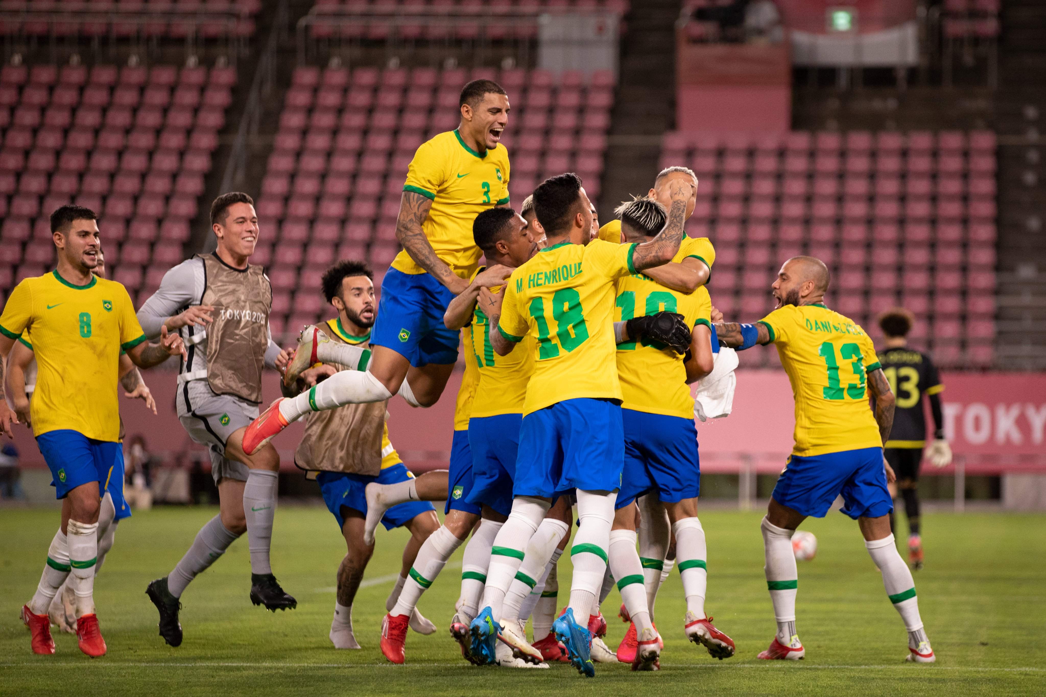 É ouro! Brasil vence Espanha com gol na prorrogação na final do futebol