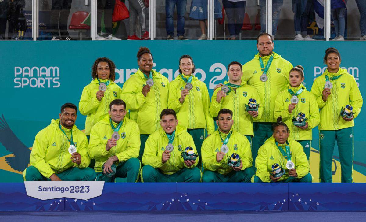 El judo brasileño se despide de Chile con balance de preseas y preseas doradas