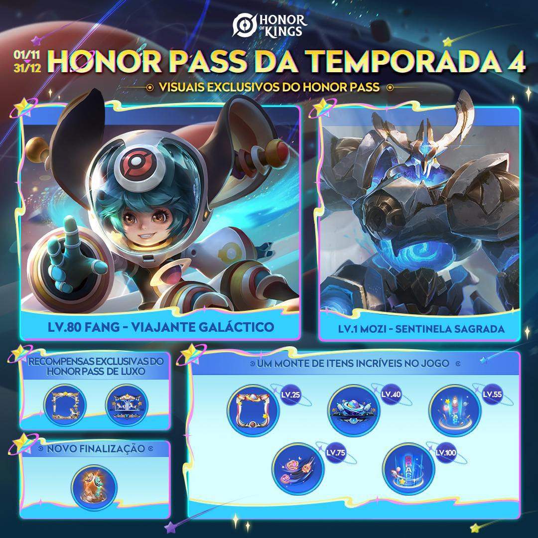 Honor of Kings recebe novo herói e passe de temporada