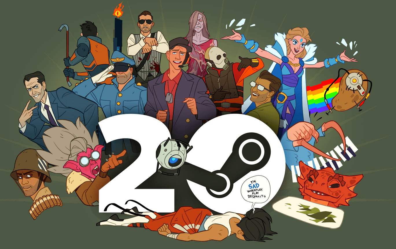 Steam completa 20 anos e a Valve teve que tentar muitas coisas