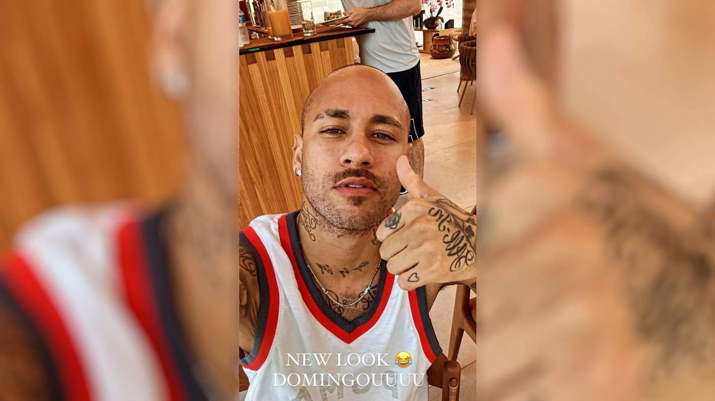 Foto: 'É com essa desgraça de cabelo que o Neymar vai trazer o