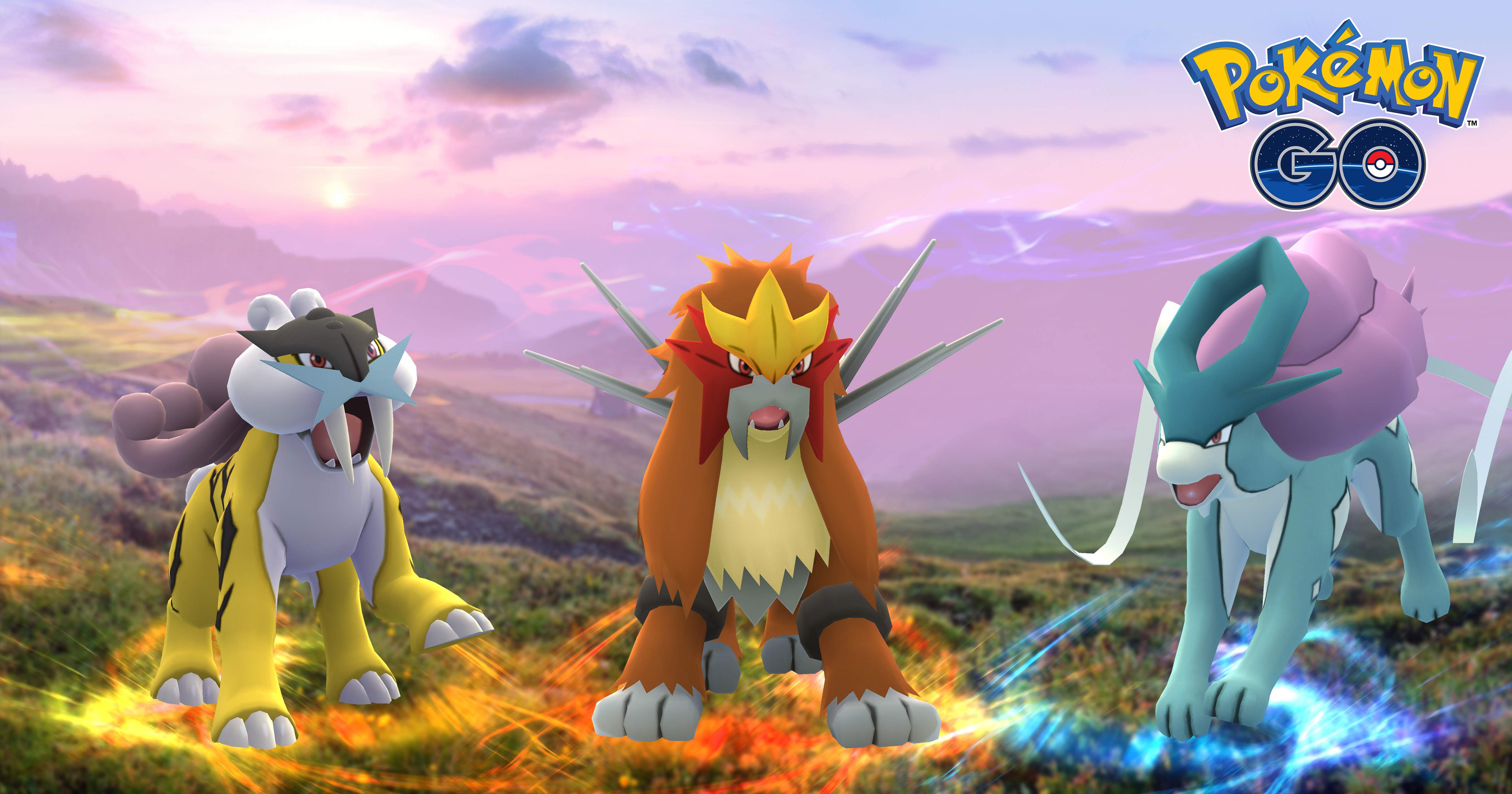 Como capturar Entei, Suicune e Raikou durante o Pokemon GO Tour Johto