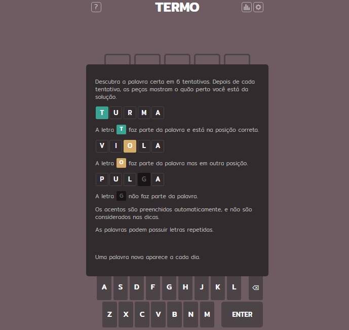 Termo e Wordle: os jogos de palavras online mais viciantes neste