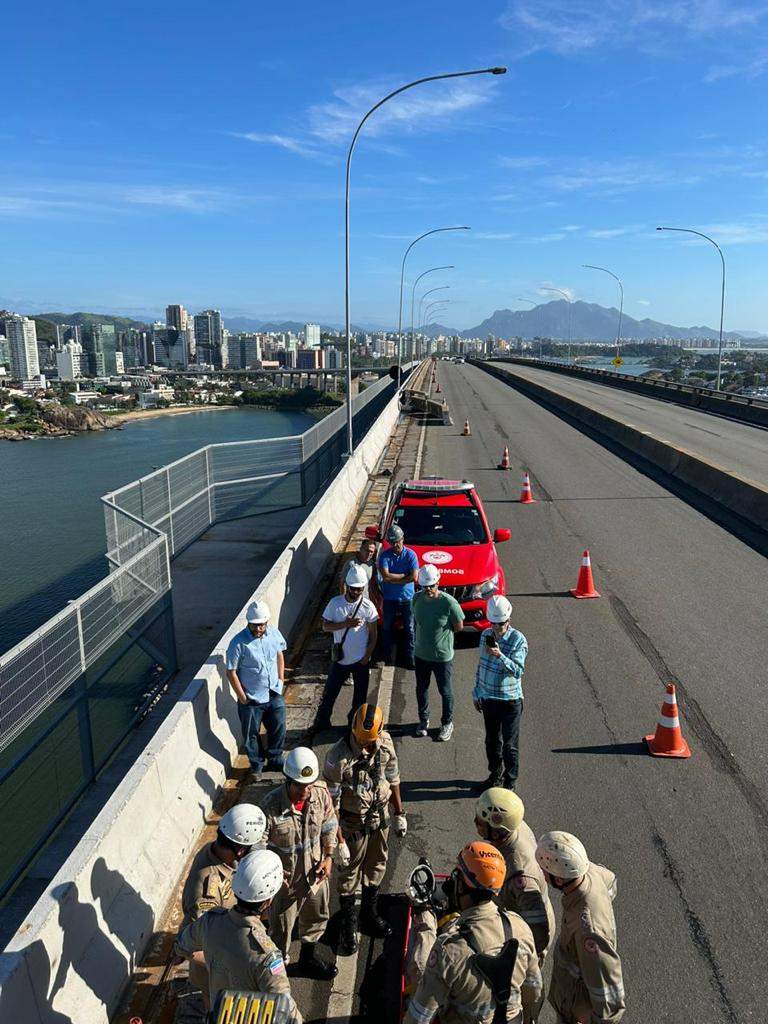 Bom Dia ES, Plano para socorro de ciclistas na ciclovia da Terceira Ponte