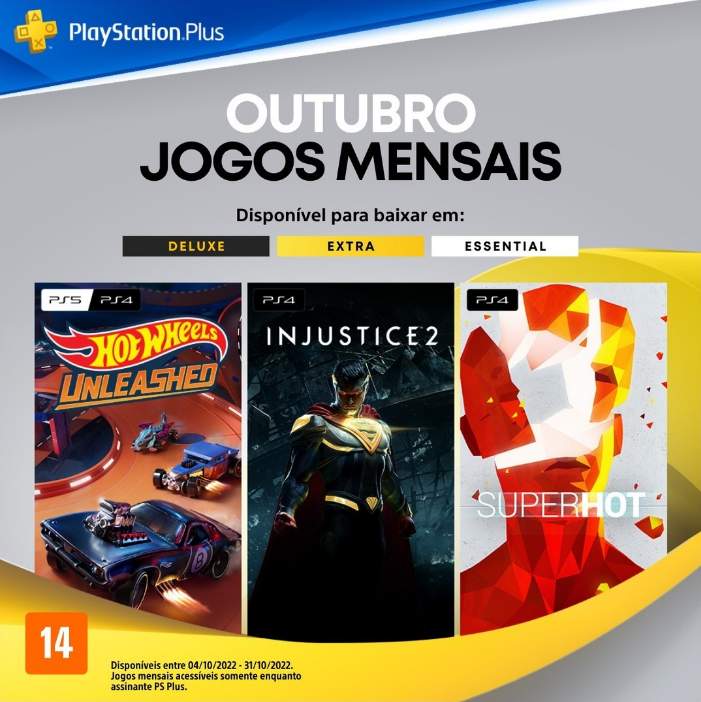 PS Plus recebe três novos jogos em outubro! Veja a lista