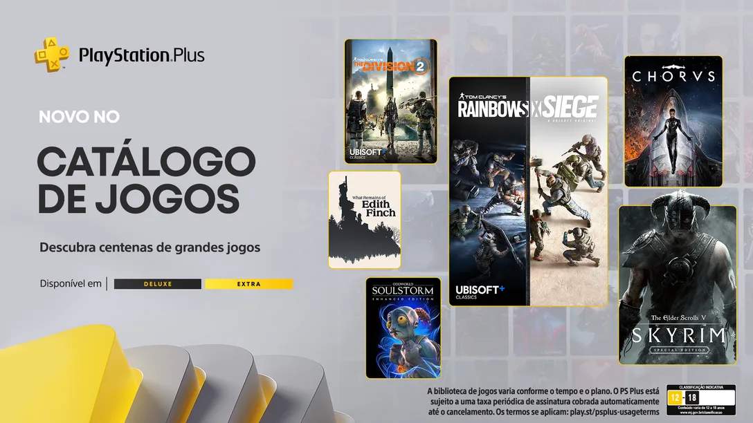 Confira os novos jogos no catálogo da PS Plus Extra e Deluxe em novembro