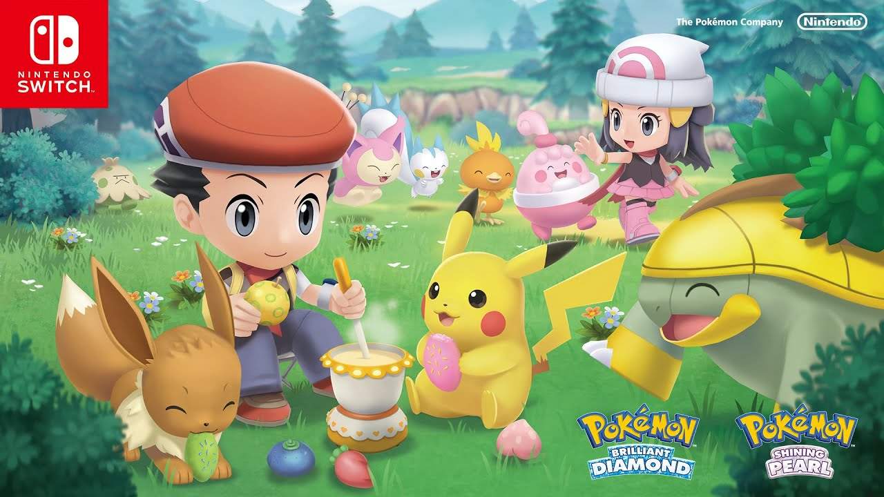 Pokemon Brilliant Diamond e Shining Pearl vendem 6 milhões de cópias