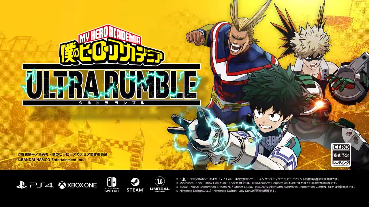 My Hero Academia Ultra Rumble, um jogo estilo battle-royale, é anunciado  para o Switch