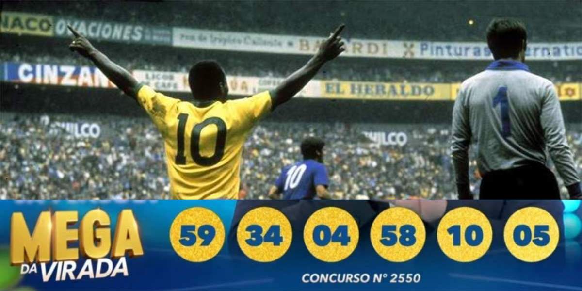 Mega da Virada: números de Pelé dariam prêmio máximo da loteria